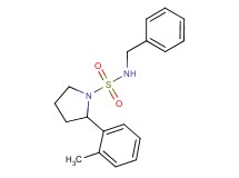 N-benzyl-2-(2-methylphenyl)pyrrolidine-1-sulfonamide