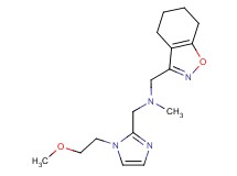 1-[1-(2-methoxyethyl)-1H-imidazol-2-yl]-N-methyl-N-(4,5,6,7-tetrahydro-1,2-benzisoxazol-3-ylmethyl)methanamine