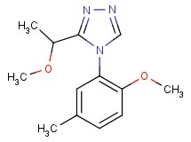 3-(1-methoxyethyl)-4-(2-methoxy-5-methylphenyl)-4H-1,2,4-triazole