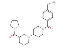 (4-{[3-(1-pyrrolidinylcarbonyl)-1,4'-bipiperidin-1'-yl]carbonyl}benzyl)amine dihydrochloride