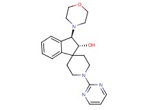 (2R*,3R*)-3-(4-morpholinyl)-1'-(2-pyrimidinyl)-2,3-dihydrospiro[indene-1,4'-piperidin]-2-ol