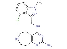 N~4~-[(4-chloro-1-methyl-1H-indazol-3-yl)methyl]-6,7,8,9-tetrahydro-5H-pyrimido[4,5-d]azepine-2,4-diamine dihydrochloride