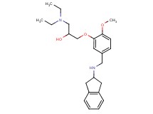 1-(diethylamino)-3-{5-[(2,3-dihydro-1H-inden-2-ylamino)methyl]-2-methoxyphenoxy}-2-propanol