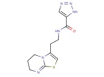 N-[2-(6,7-dihydro-5H-[1,3]thiazolo[3,2-a]pyrimidin-3-yl)ethyl]-1H-1,2,3-triazole-5-carboxamide