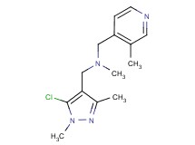 1-(5-chloro-1,3-dimethyl-1H-pyrazol-4-yl)-N-methyl-N-[(3-methylpyridin-4-yl)methyl]methanamine