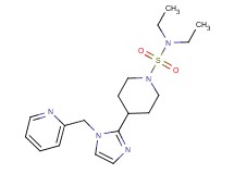 N,N-diethyl-4-[1-(pyridin-2-ylmethyl)-1H-imidazol-2-yl]piperidine-1-sulfonamide