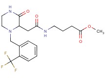 methyl 4-[({3-oxo-1-[2-(trifluoromethyl)benzyl]-2-piperazinyl}acetyl)amino]butanoate