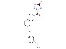 N-ethyl-N-({1-[2-(3-methoxyphenyl)ethyl]piperidin-3-yl}methyl)-5-oxo-4,5-dihydro-1H-1,2,4-triazole-3-carboxamide