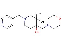 3,3-dimethyl-4-(morpholin-4-ylmethyl)-1-(pyridin-4-ylmethyl)piperidin-4-ol