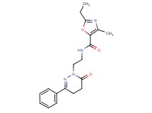 2-ethyl-4-methyl-N-[2-(6-oxo-3-phenyl-5,6-dihydropyridazin-1(4H)-yl)ethyl]-1,3-oxazole-5-carboxamide