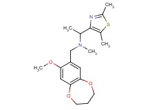 1-(2,5-dimethyl-1,3-thiazol-4-yl)-N-[(8-methoxy-3,4-dihydro-2H-1,5-benzodioxepin-7-yl)methyl]-N-methylethanamine
