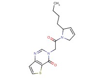 3-[2-(2-butyl-2,5-dihydro-1H-pyrrol-1-yl)-2-oxoethyl]thieno[3,2-d]pyrimidin-4(3H)-one