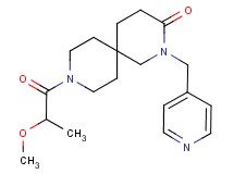 9-(2-methoxypropanoyl)-2-(pyridin-4-ylmethyl)-2,9-diazaspiro[5.5]undecan-3-one