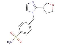 4-{[2-(tetrahydrofuran-3-yl)-1H-imidazol-1-yl]methyl}benzenesulfonamide