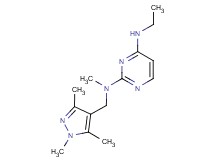 N~4~-ethyl-N~2~-methyl-N~2~-[(1,3,5-trimethyl-1H-pyrazol-4-yl)methyl]pyrimidine-2,4-diamine