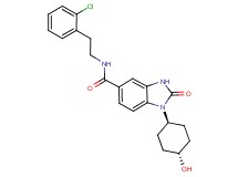 N-[2-(2-chlorophenyl)ethyl]-1-(trans-4-hydroxycyclohexyl)-2-oxo-2,3-dihydro-1H-benzimidazole-5-carboxamide