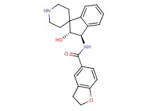 N-[(2R*,3R*)-2-hydroxy-2,3-dihydrospiro[indene-1,4'-piperidin]-3-yl]-2,3-dihydro-1-benzofuran-5-carboxamide