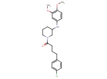 1-[4-(4-chlorophenyl)butanoyl]-N-(3,4-dimethoxyphenyl)-3-piperidinamine