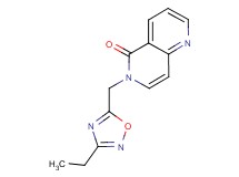 6-[(3-ethyl-1,2,4-oxadiazol-5-yl)methyl]-1,6-naphthyridin-5(6H)-one