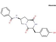N-[(3S,7S,8aS)-3-(4-hydroxybenzyl)-1,4-dioxooctahydropyrrolo[1,2-a]pyrazin-7-yl]benzamide