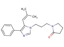 1-{3-[5-(2-methylprop-1-en-1-yl)-4-phenyl-1H-imidazol-1-yl]propyl}pyrrolidin-2-one