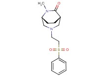 (1S*,5R*)-6-methyl-3-[2-(phenylsulfonyl)ethyl]-3,6-diazabicyclo[3.2.2]nonan-7-one