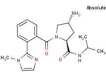 (4R)-4-amino-N-isopropyl-1-[2-(1-methyl-1H-imidazol-2-yl)benzoyl]-L-prolinamide