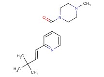 1-{2-[(1E)-3,3-dimethylbut-1-en-1-yl]isonicotinoyl}-4-methylpiperazine