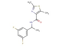 N-[1-(3,5-difluorophenyl)ethyl]-2,5-dimethyl-1,3-thiazole-4-carboxamide