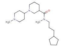 N-(3-cyclopentylpropyl)-N,1'-dimethyl-1,4'-bipiperidine-3-carboxamide