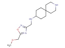 N-{[5-(methoxymethyl)-1,2,4-oxadiazol-3-yl]methyl}-3-azaspiro[5.5]undecan-9-amine dihydrochloride
