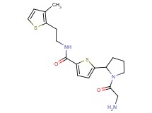 5-(1-glycyl-2-pyrrolidinyl)-N-[2-(3-methyl-2-thienyl)ethyl]-2-thiophenecarboxamide