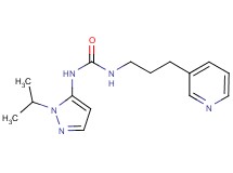 N-(1-isopropyl-1H-pyrazol-5-yl)-N'-(3-pyridin-3-ylpropyl)urea