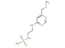N-(2-{[6-(methoxymethyl)pyrimidin-4-yl]amino}ethyl)methanesulfonamide