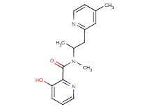 3-hydroxy-N-methyl-N-[1-methyl-2-(4-methylpyridin-2-yl)ethyl]pyridine-2-carboxamide