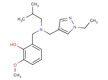 2-{[[(1-ethyl-1H-pyrazol-4-yl)methyl](isobutyl)amino]methyl}-6-methoxyphenol