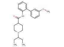 1-(1-ethylpropyl)-N-(3'-methoxy-2-biphenylyl)-4-piperidinecarboxamide
