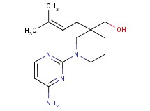 [1-(4-aminopyrimidin-2-yl)-3-(3-methylbut-2-en-1-yl)piperidin-3-yl]methanol