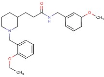 3-[1-(2-ethoxybenzyl)-3-piperidinyl]-N-(3-methoxybenzyl)propanamide