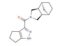 (1R*,2R*,6S*,7S*)-4-(1,4,5,6-tetrahydrocyclopenta[c]pyrazol-3-ylcarbonyl)-4-azatricyclo[5.2.1.0~2,6~]decane