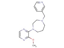 1-(3-methoxy-2-pyrazinyl)-4-(3-pyridinylmethyl)-1,4-diazepane