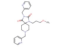 1-(3-methoxypropyl)-3,8-bis(2-pyridinylmethyl)-1,3,8-triazaspiro[4.5]decane-2,4-dione