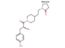 1-[2-(1-L-tyrosyl-4-piperidinyl)ethyl]-2-pyrrolidinone hydrochloride