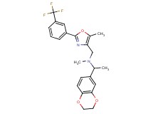 1-(2,3-dihydro-1,4-benzodioxin-6-yl)-N-methyl-N-({5-methyl-2-[3-(trifluoromethyl)phenyl]-1,3-oxazol-4-yl}methyl)ethanamine