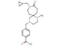 4-{[9-(cyclopropylmethyl)-1-methyl-10-oxo-1,4,9-triazaspiro[5.6]dodec-4-yl]methyl}benzamide