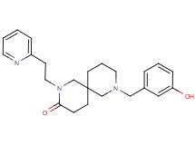 8-(3-hydroxybenzyl)-2-(2-pyridin-2-ylethyl)-2,8-diazaspiro[5.5]undecan-3-one