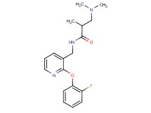 3-(dimethylamino)-N-{[2-(2-fluorophenoxy)pyridin-3-yl]methyl}-2-methylpropanamide