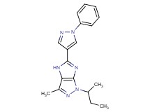 1-sec-butyl-3-methyl-5-(1-phenyl-1H-pyrazol-4-yl)-1,4-dihydroimidazo[4,5-c]pyrazole