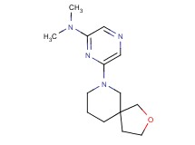 N,N-dimethyl-6-(2-oxa-7-azaspiro[4.5]dec-7-yl)pyrazin-2-amine