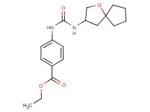 ethyl 4-{[(1-oxaspiro[4.4]non-3-ylamino)carbonyl]amino}benzoate